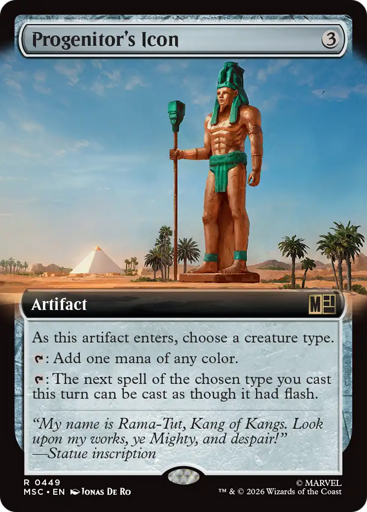 Progenitor's Icon (Extended Art) [Marvel Super Heroes Commander] | Clutch Gaming