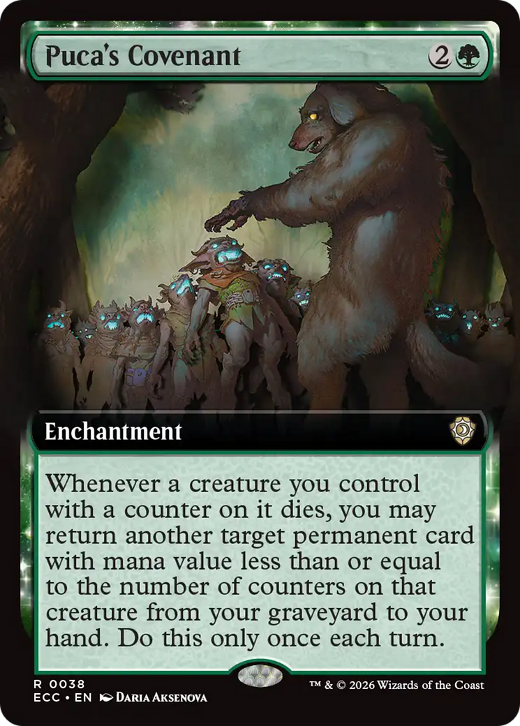 Puca's Covenant (Extended Art) [Lorwyn Eclipsed Commander] | Clutch Gaming