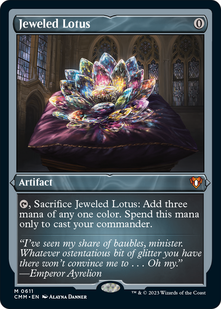 Jeweled Lotus (Foil Etched) [Commander Masters] | Clutch Gaming