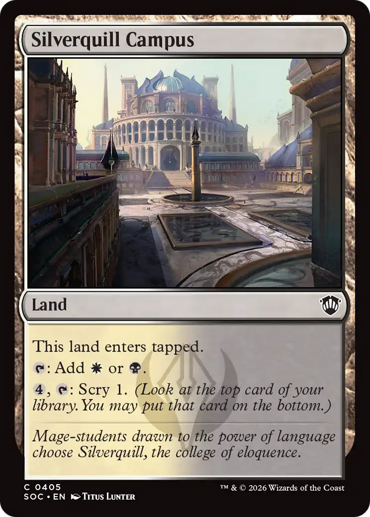 Silverquill Campus [Secrets of Strixhaven Commander] | Clutch Gaming