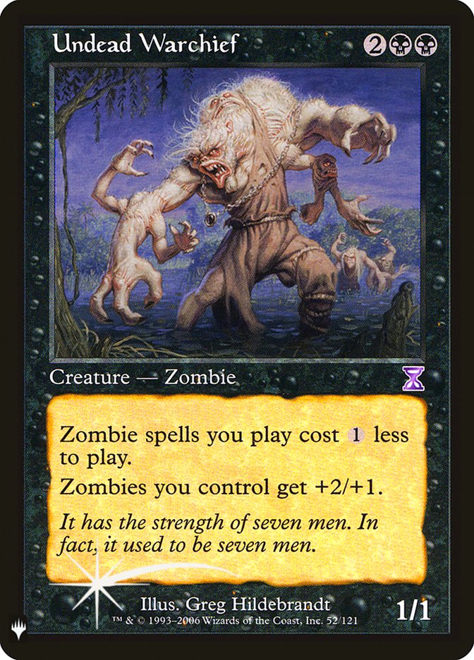 Undead Warchief [Mystery Booster] | Clutch Gaming