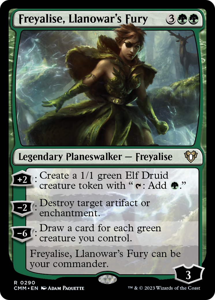 Freyalise, Llanowar's Fury [Commander Masters] | Clutch Gaming