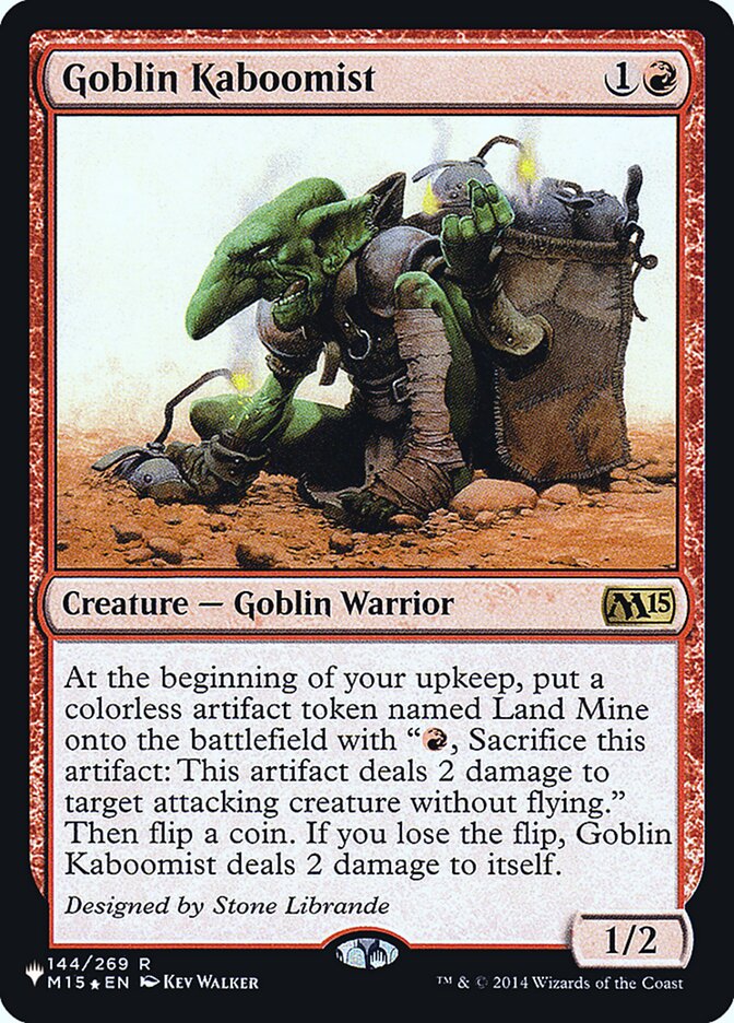 Goblin Kaboomist [Secret Lair: Heads I Win, Tails You Lose] | Clutch Gaming