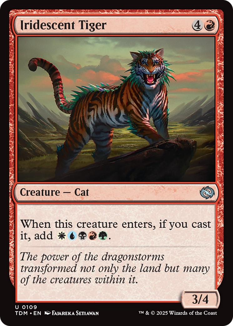 Iridescent Tiger [Tarkir: Dragonstorm] | Clutch Gaming