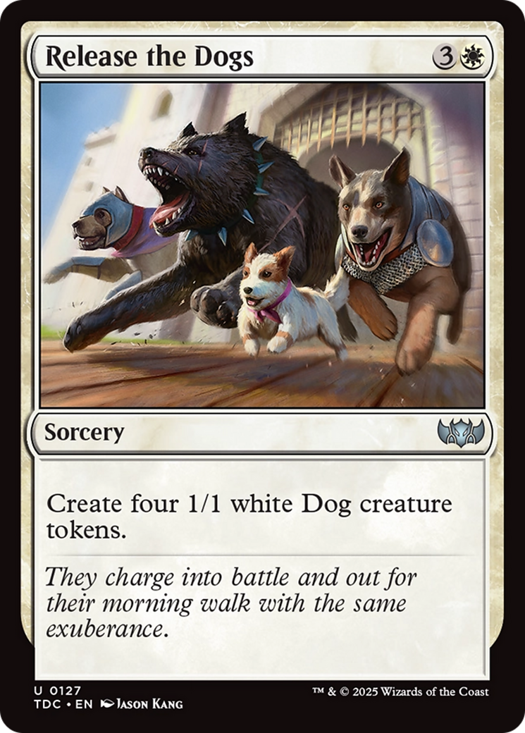 Release the Dogs [Tarkir: Dragonstorm Commander] | Clutch Gaming