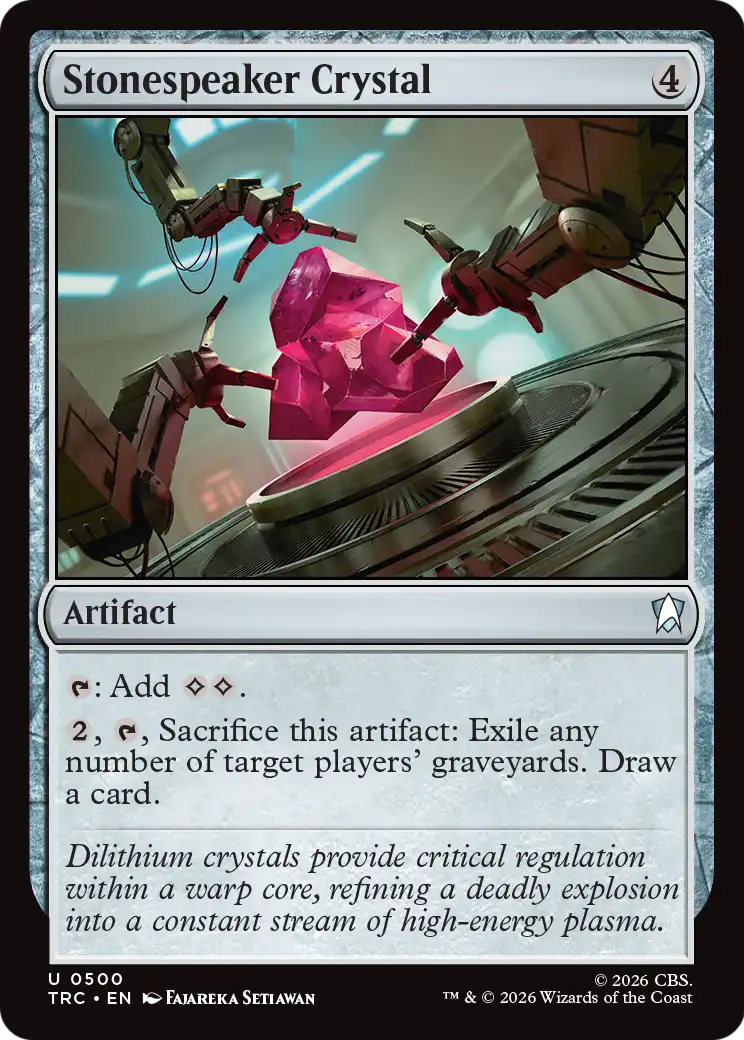 Stonespeaker Crystal (Surge Foil) [Star Trek Commander] | Clutch Gaming