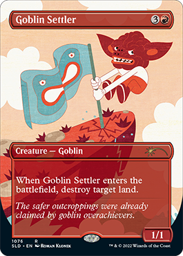 Goblin Settler (Borderless) [Secret Lair Drop Series] | Clutch Gaming