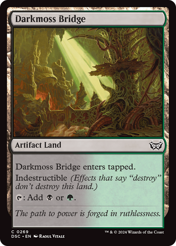 Darkmoss Bridge [Duskmourn: House of Horror Commander] | Clutch Gaming