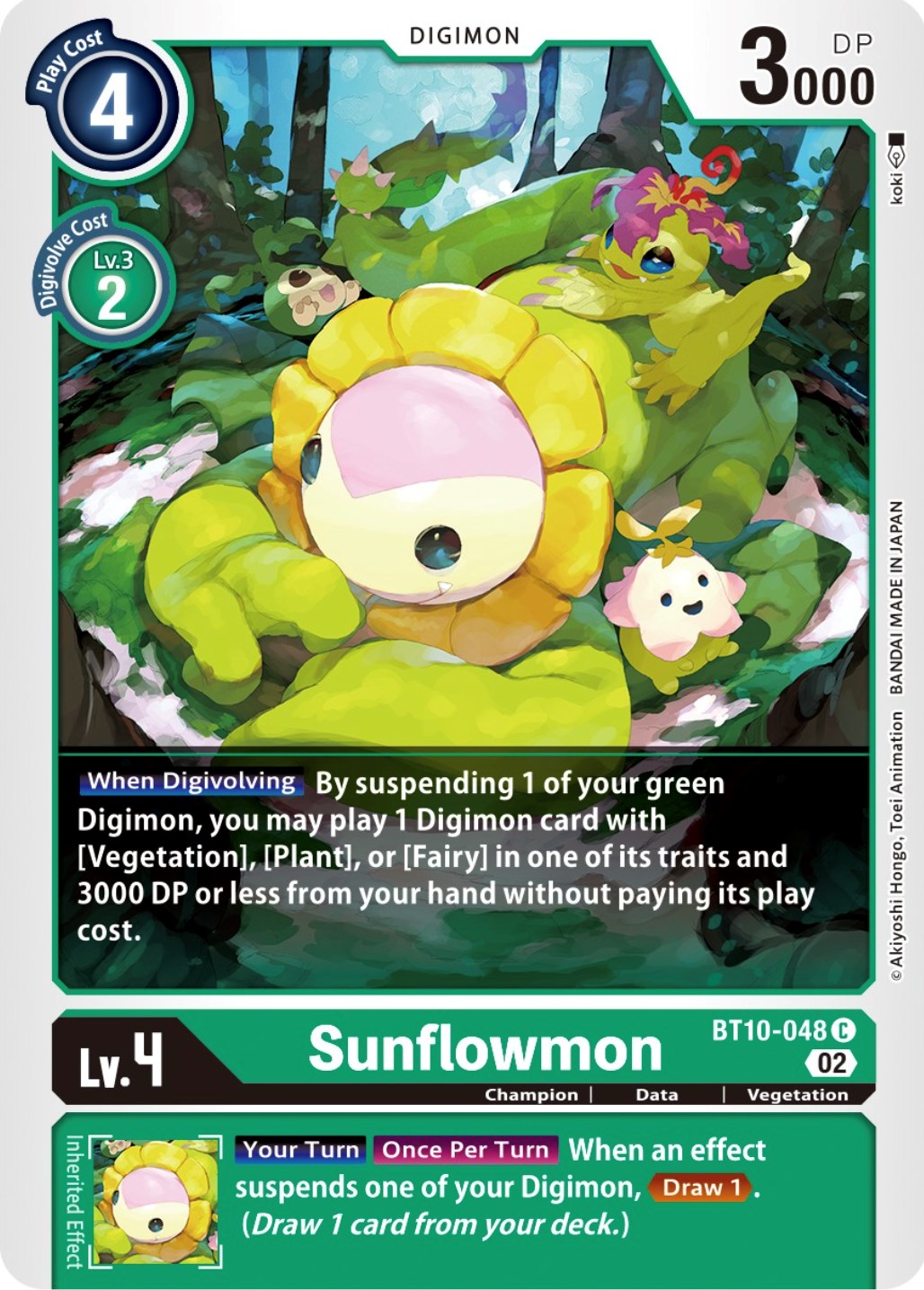 Sunflowmon [BT10-048] [Xros Encounter] | Clutch Gaming