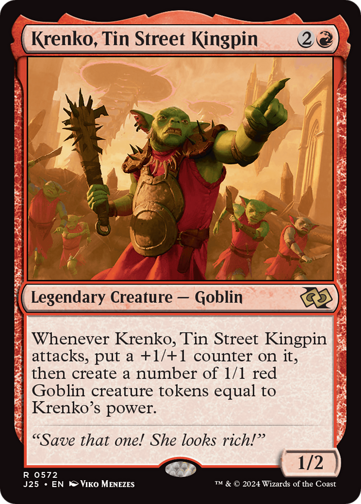 Krenko, Tin Street Kingpin [Foundations Jumpstart] | Clutch Gaming