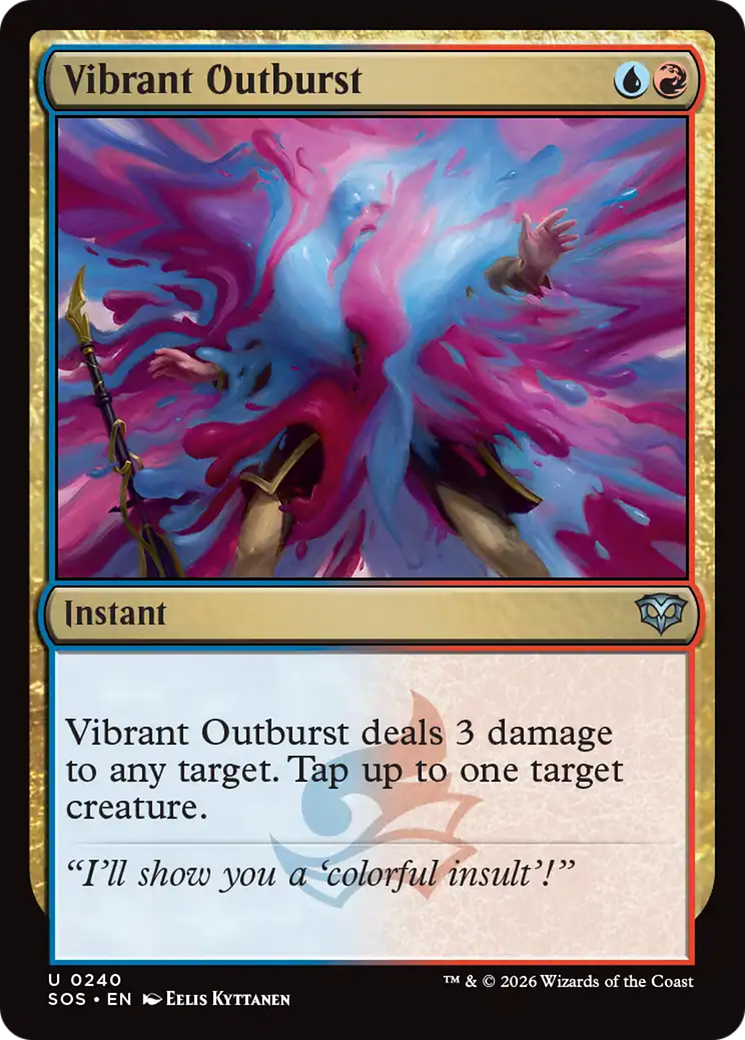 Vibrant Outburst [Secrets of Strixhaven] | Clutch Gaming