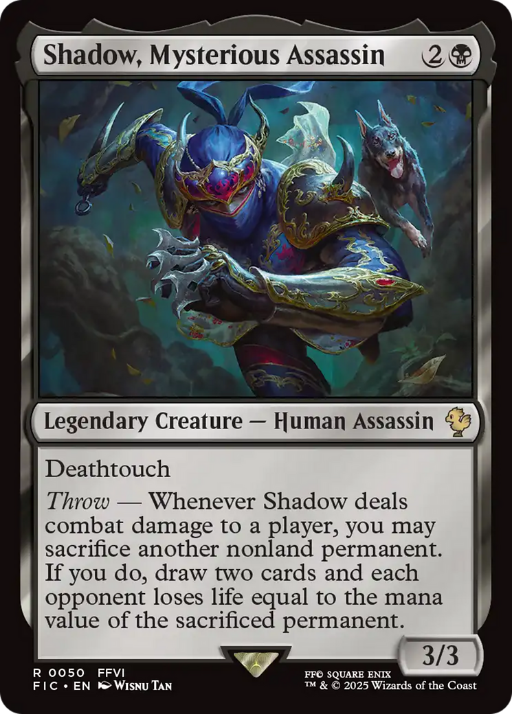 Shadow, Mysterious Assassin [FINAL FANTASY Commander] | Clutch Gaming