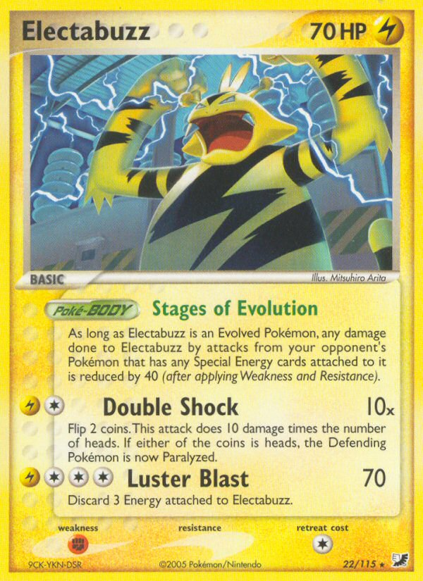 Electabuzz (22/115) [EX: Unseen Forces] | Clutch Gaming