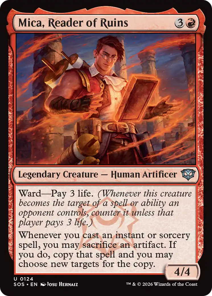 Mica, Reader of Ruins [Secrets of Strixhaven] | Clutch Gaming