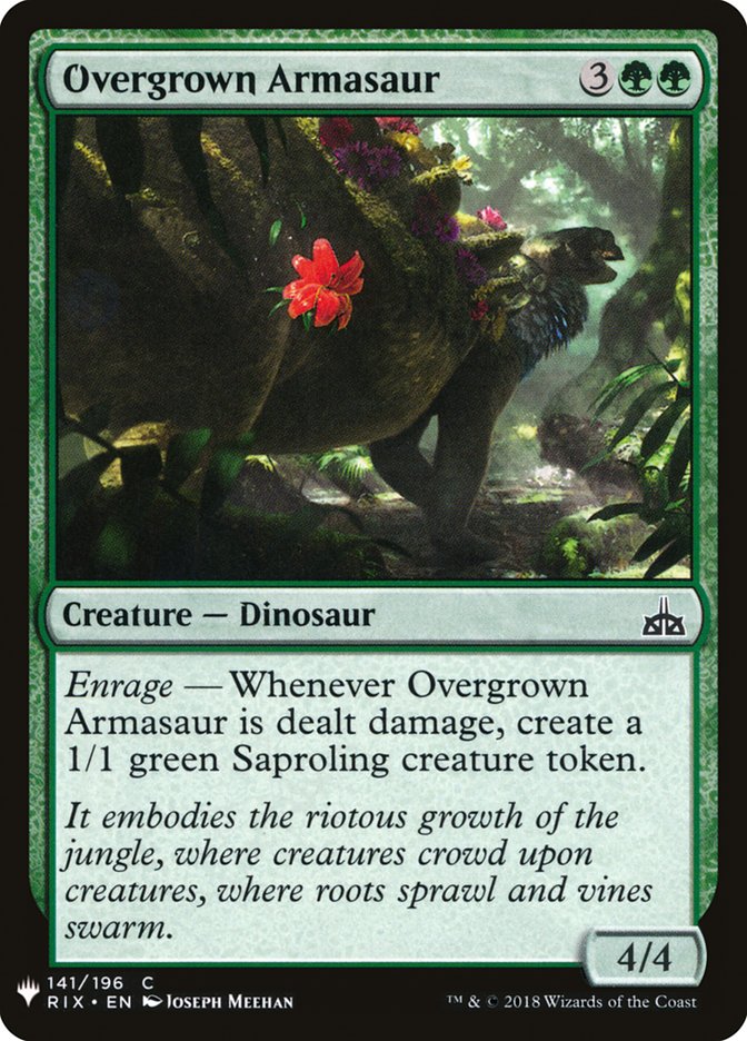 Overgrown Armasaur [Mystery Booster] | Clutch Gaming