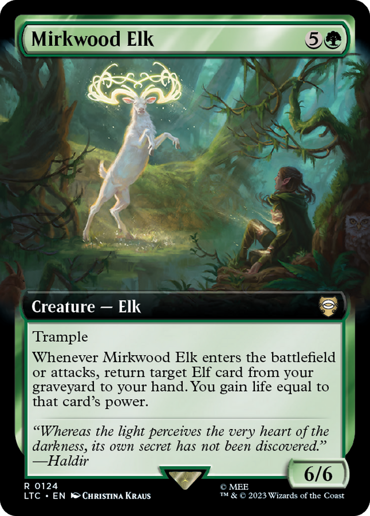 Mirkwood Elk (Extended Art) [The Lord of the Rings: Tales of Middle-Earth Commander] | Clutch Gaming