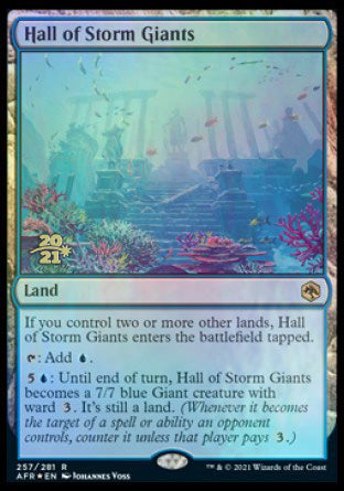 Hall of Storm Giants [Dungeons & Dragons: Adventures in the Forgotten Realms Prerelease Promos] | Clutch Gaming