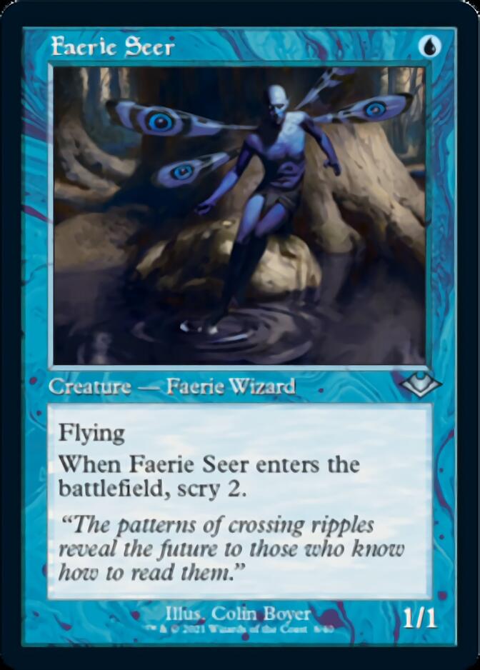 Faerie Seer (Retro Foil Etched) [Modern Horizons] | Clutch Gaming