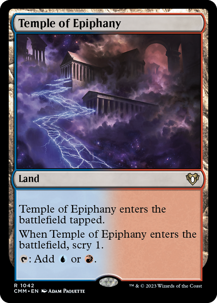 Temple of Epiphany [Commander Masters] | Clutch Gaming