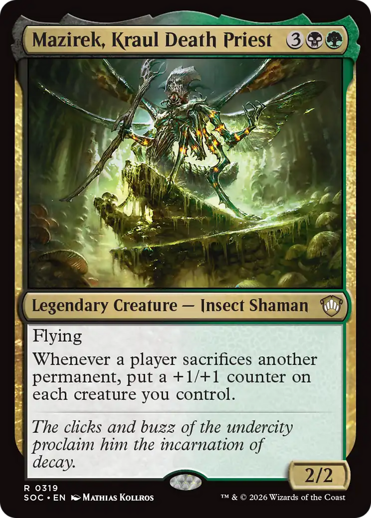 Mazirek, Kraul Death Priest [Secrets of Strixhaven Commander] | Clutch Gaming