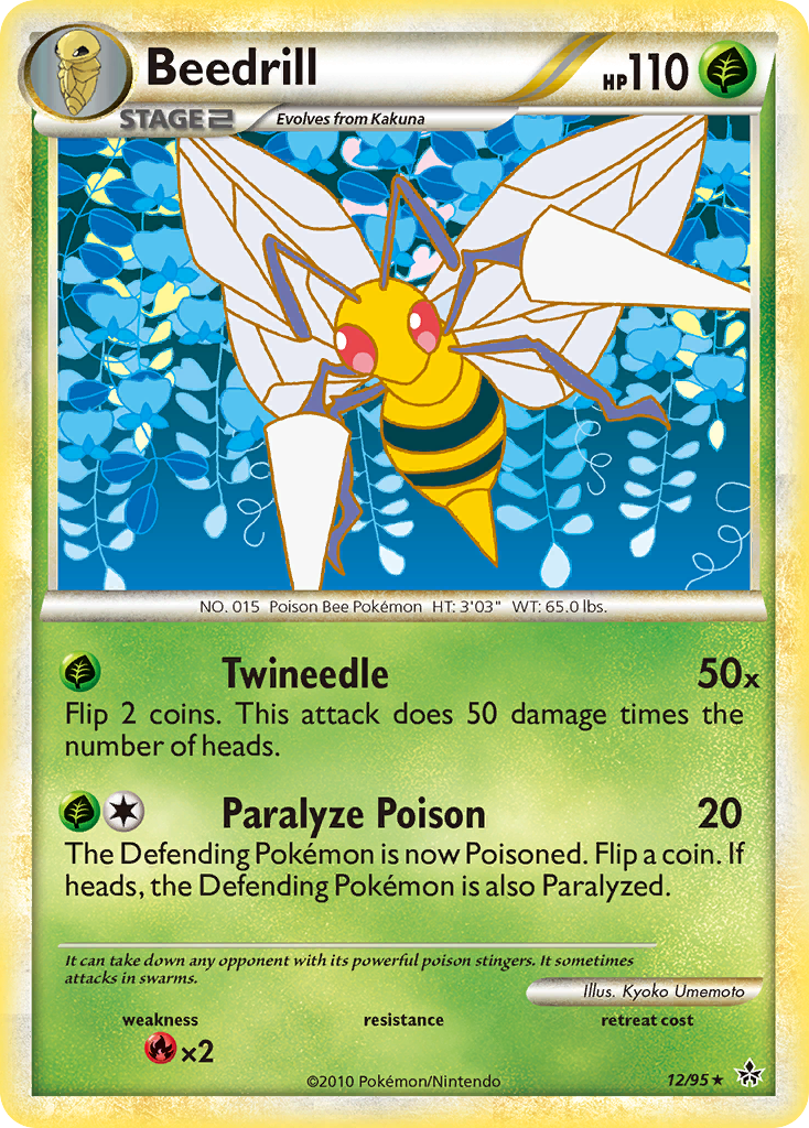 Beedrill (12/95) [HeartGold & SoulSilver: Unleashed] | Clutch Gaming