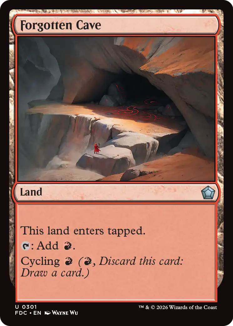 Forgotten Cave [Foundations Commander] | Clutch Gaming