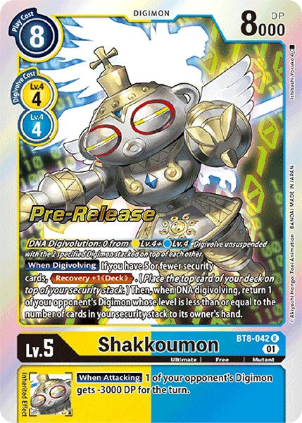 Shakkoumon [BT8-042] [New Awakening Pre-Release Cards] | Clutch Gaming