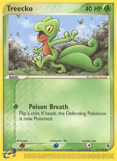 Treecko (75/109) [EX: Ruby & Sapphire] | Clutch Gaming