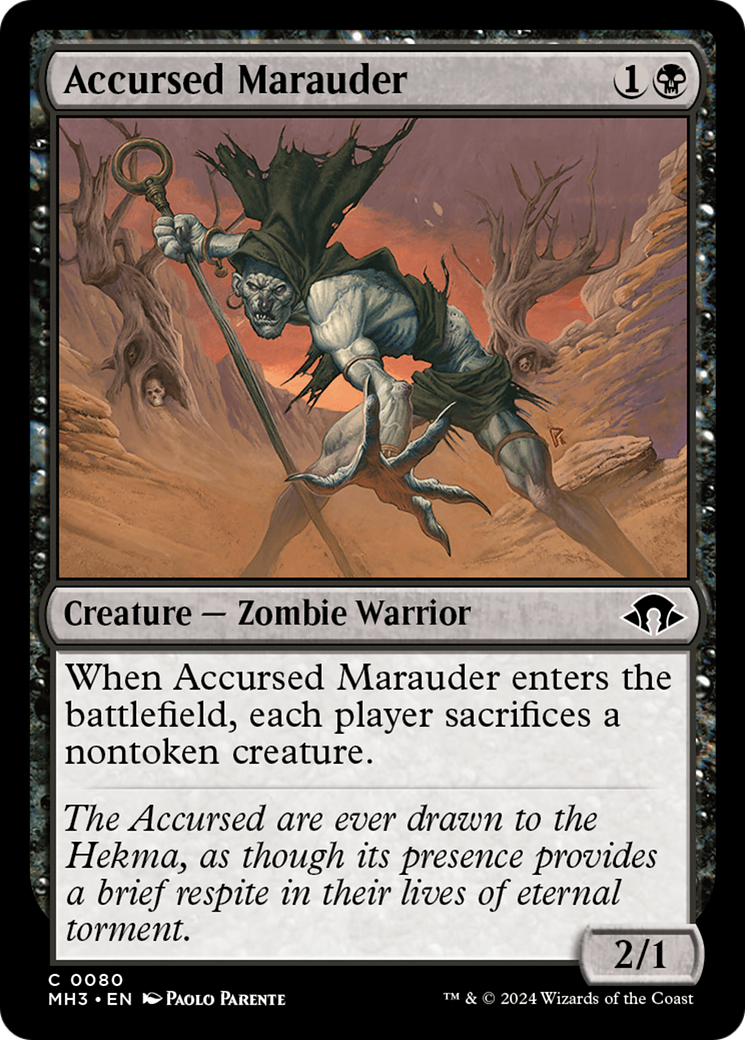 Accursed Marauder [Modern Horizons 3] | Clutch Gaming