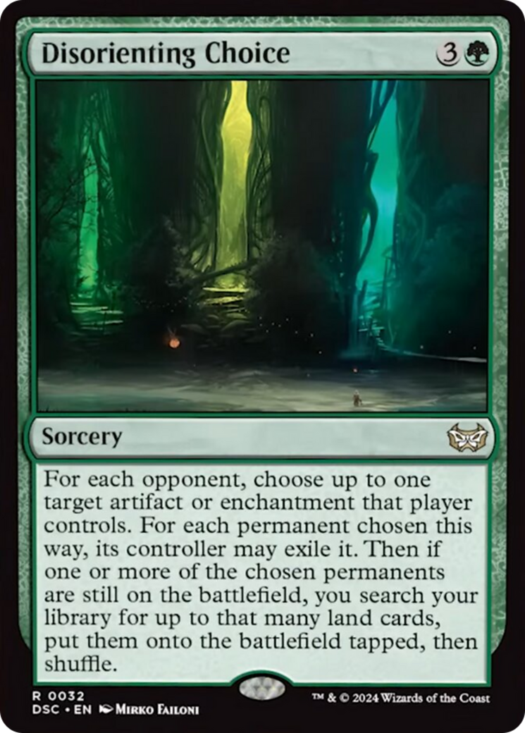 Disorienting Choice (Extended Art) [Duskmourn: House of Horror Commander] | Clutch Gaming