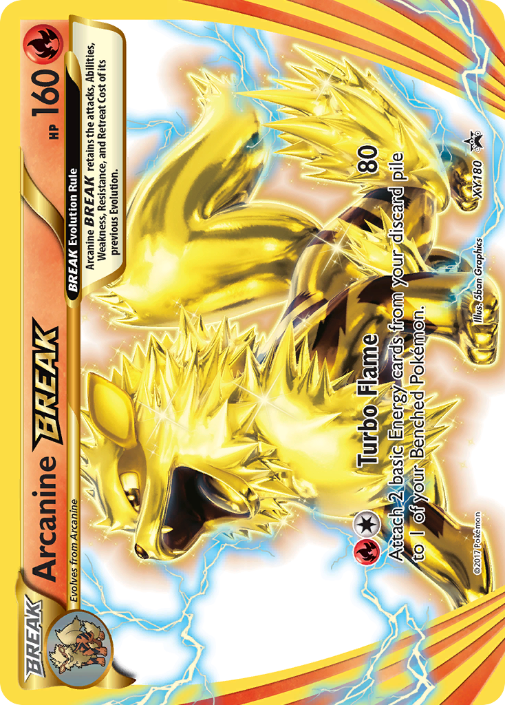 Arcanine BREAK (XY180) [XY: Black Star Promos] | Clutch Gaming