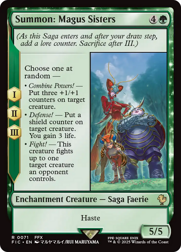 Summon: Magus Sisters [FINAL FANTASY Commander] | Clutch Gaming
