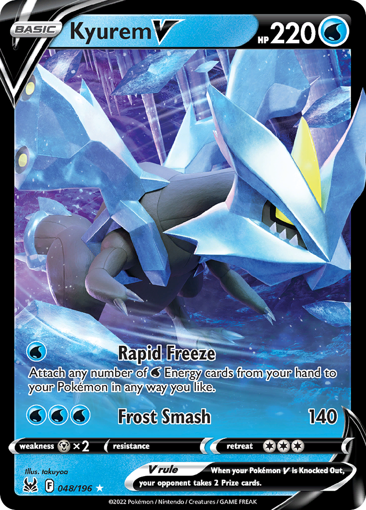 Kyurem V (048/196) (Jumbo Card) [Sword & Shield: Lost Origin] | Clutch Gaming