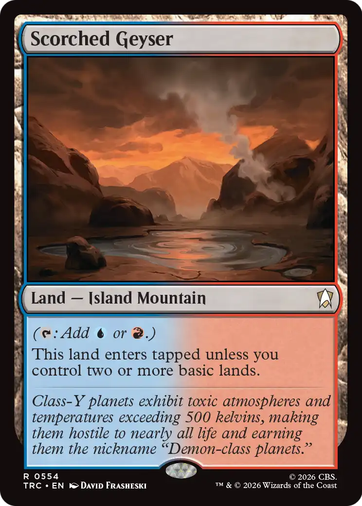 Scorched Geyser [Star Trek Commander] | Clutch Gaming