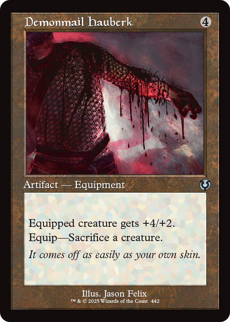 Demonmail Hauberk (Retro Frame) [Innistrad Remastered] | Clutch Gaming