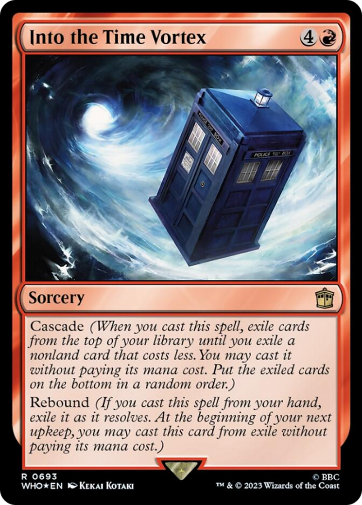 Into the Time Vortex (Surge Foil) [Doctor Who] | Clutch Gaming