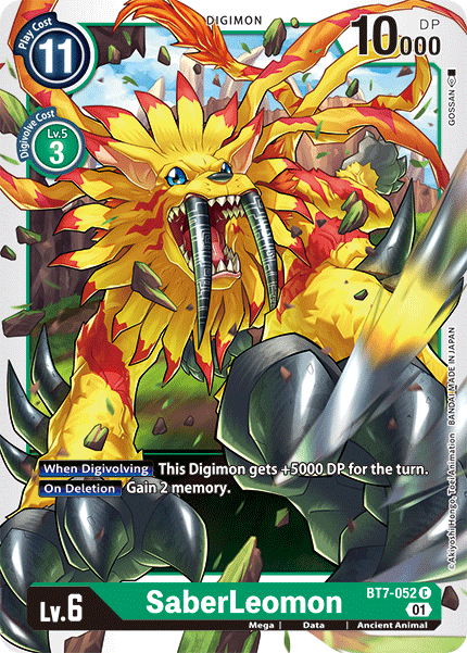 SaberLeomon [BT7-052] [Next Adventure] | Clutch Gaming