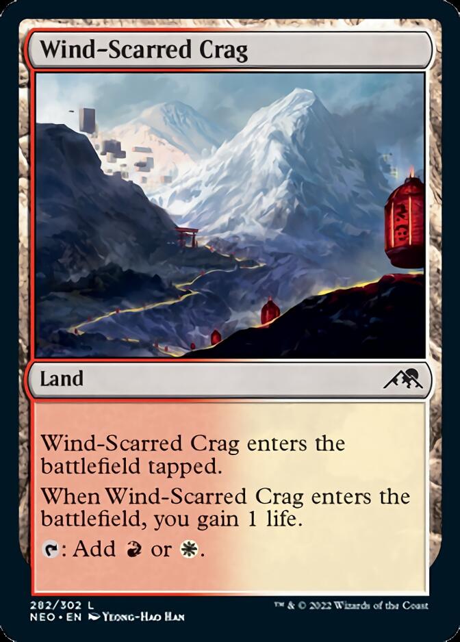 Wind-Scarred Crag [Kamigawa: Neon Dynasty] | Clutch Gaming