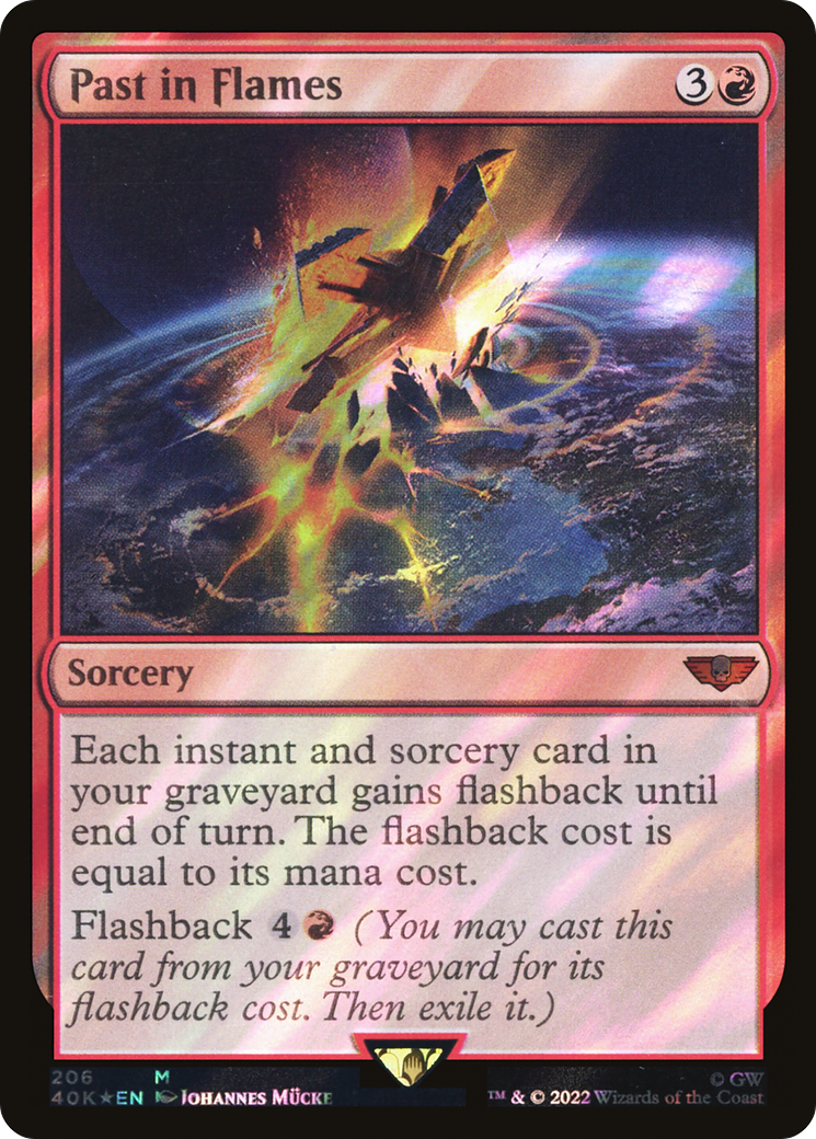 Past in Flames (Rainbow Foil) [Secret Lair Drop Series] | Clutch Gaming