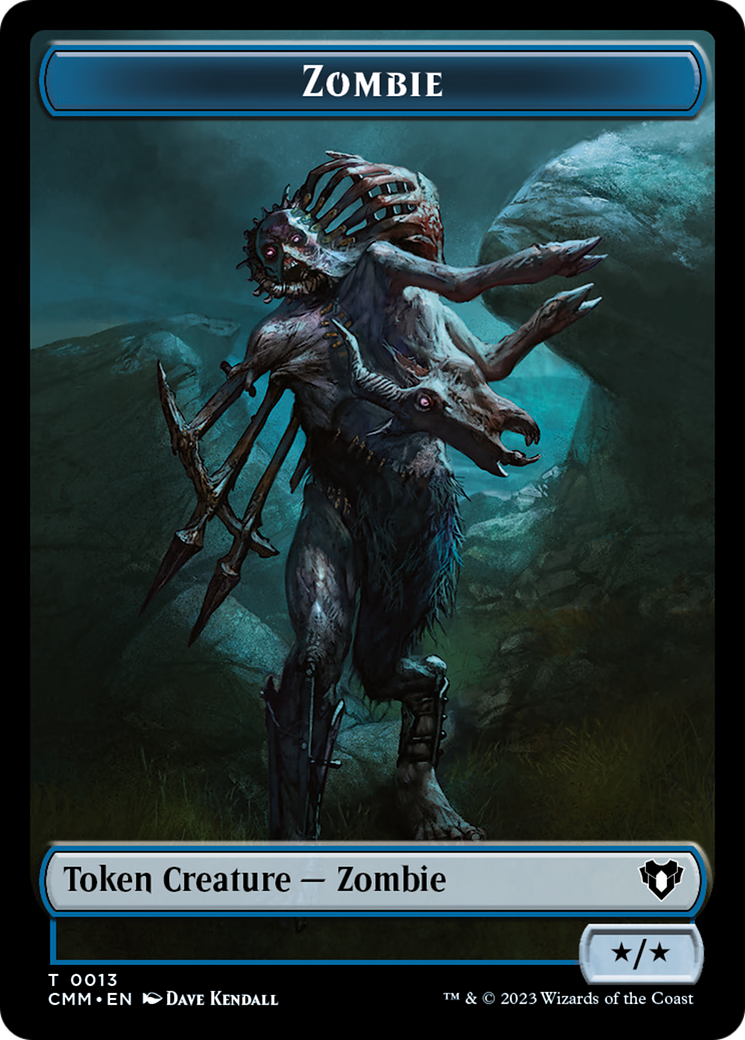 Zombie Token (13) [Commander Masters Tokens] | Clutch Gaming