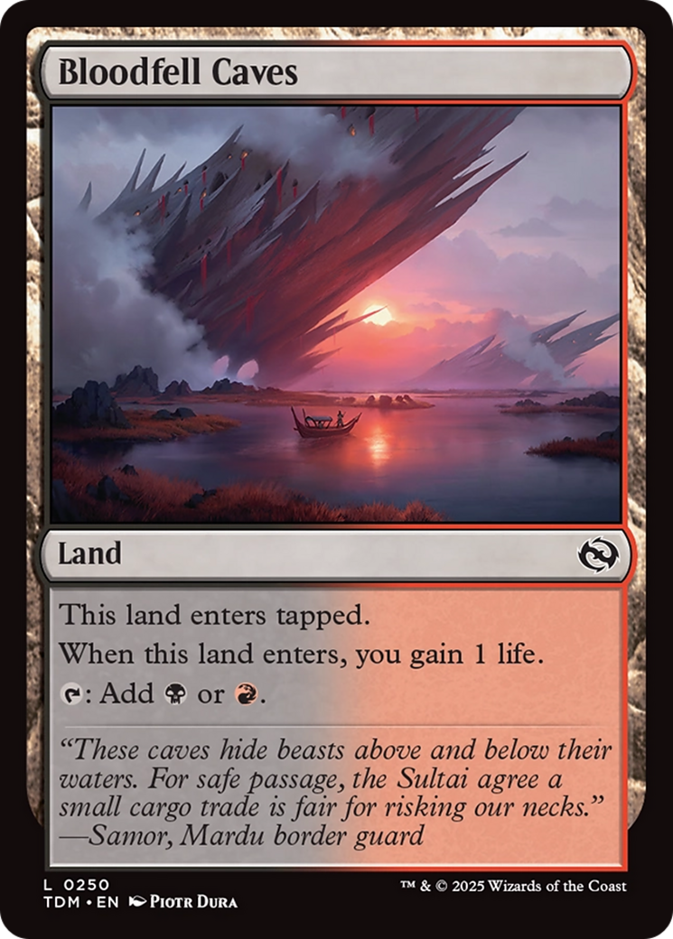 Bloodfell Caves [Tarkir: Dragonstorm] | Clutch Gaming