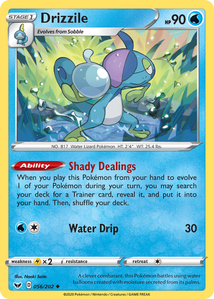 Drizzile (056/202) [Sword & Shield: Base Set] | Clutch Gaming
