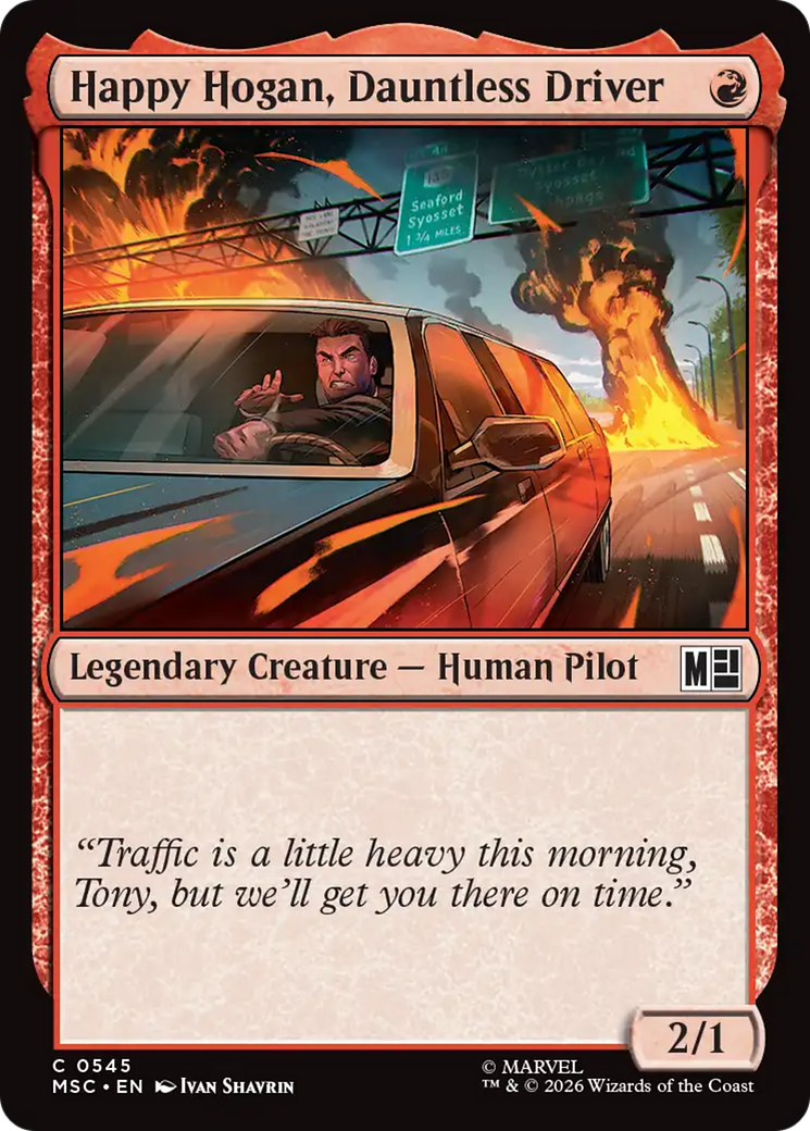 Happy Hogan, Dauntless Driver (0545) [Marvel Super Heroes Commander] | Clutch Gaming