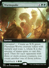 Wurmquake (Extended Art) [Phyrexia: All Will Be One Commander] | Clutch Gaming