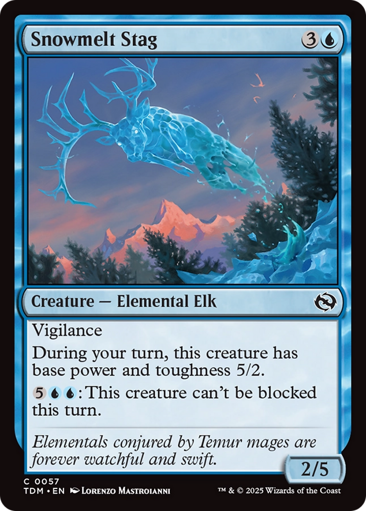 Snowmelt Stag [Tarkir: Dragonstorm] | Clutch Gaming
