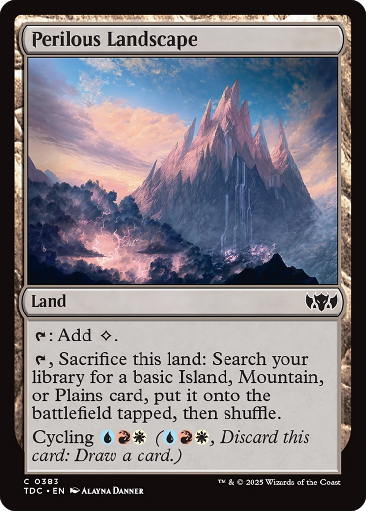Perilous Landscape [Tarkir: Dragonstorm Commander] | Clutch Gaming