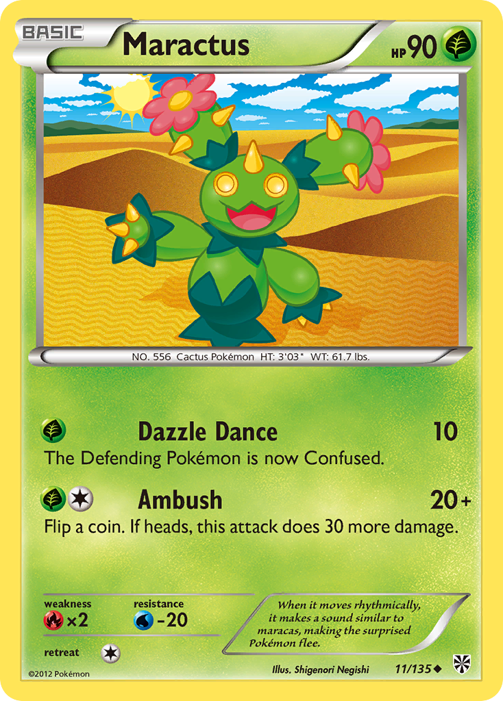 Maractus (11/135) [Black & White: Plasma Storm] | Clutch Gaming