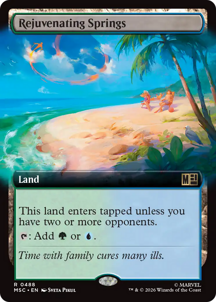 Rejuvenating Springs (Extended Art) [Marvel Super Heroes Commander] | Clutch Gaming