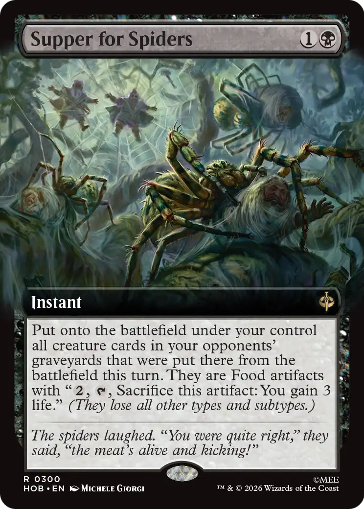 Supper for Spiders (Extended Art) [The Hobbit] | Clutch Gaming