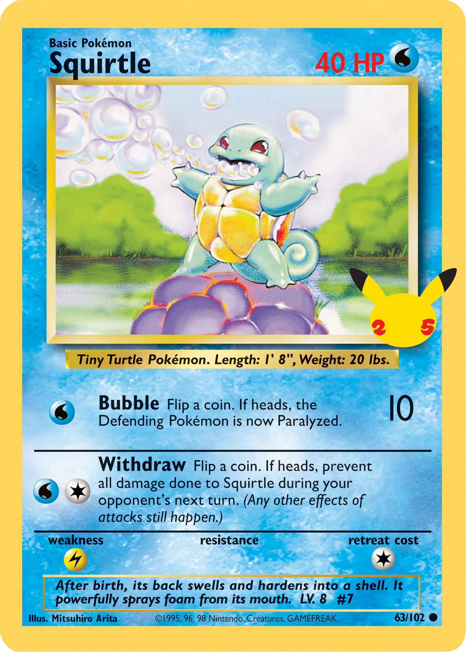 Squirtle (63/102) (Jumbo Card) [First Partner Pack] | Clutch Gaming